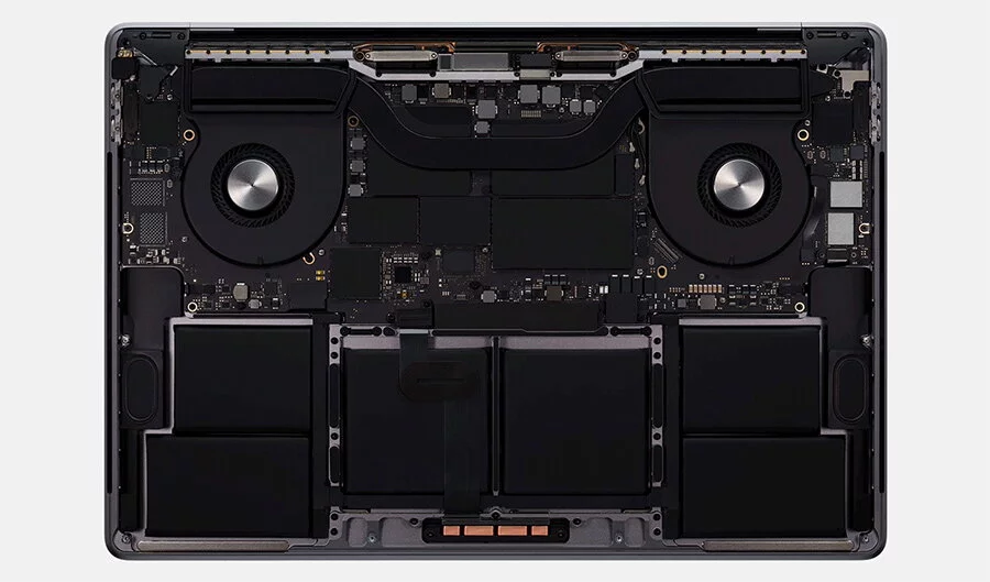 apple macbook pro 16 sistemul de racire