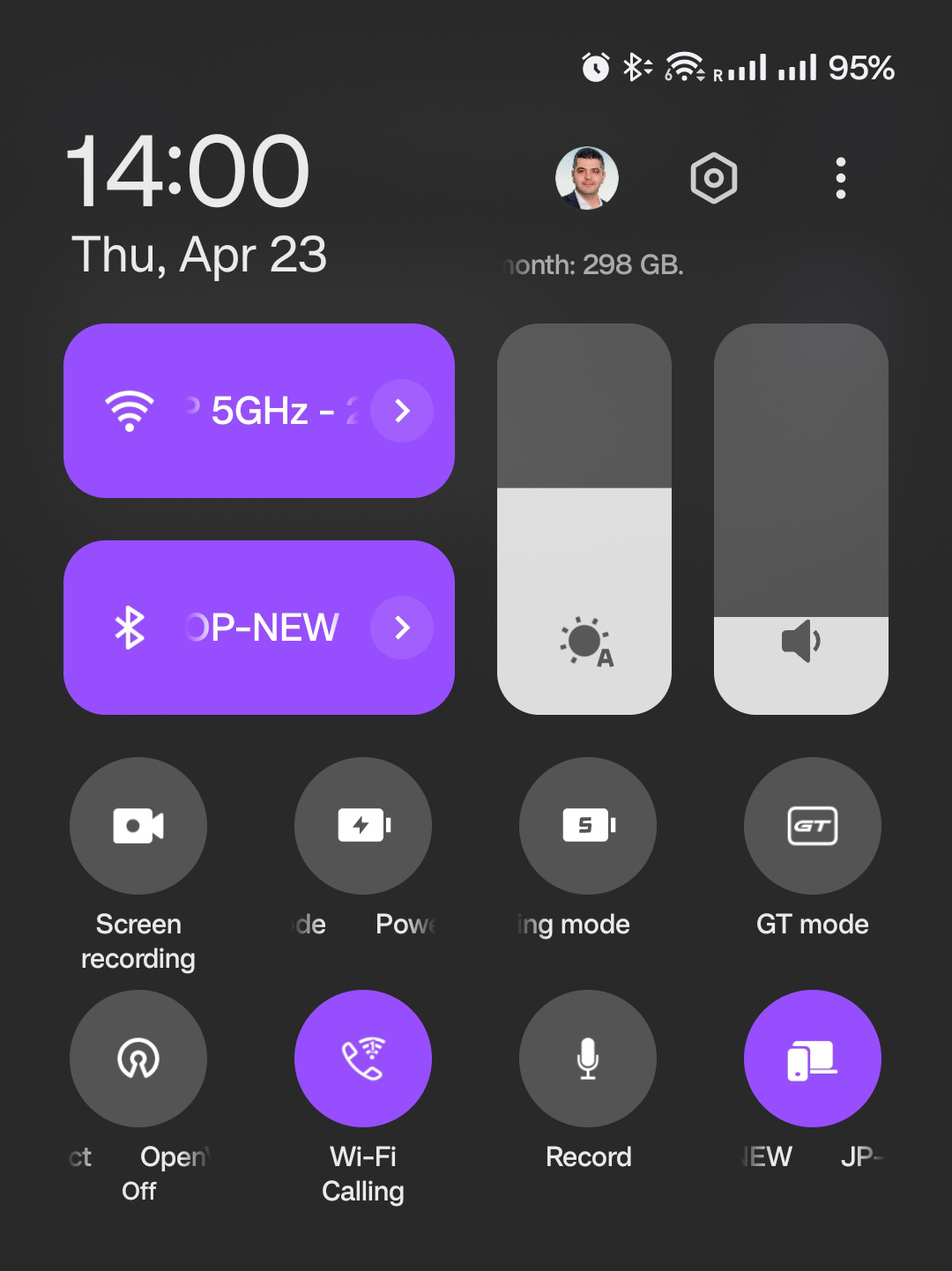 vowifi voice over wifi android quick toggles