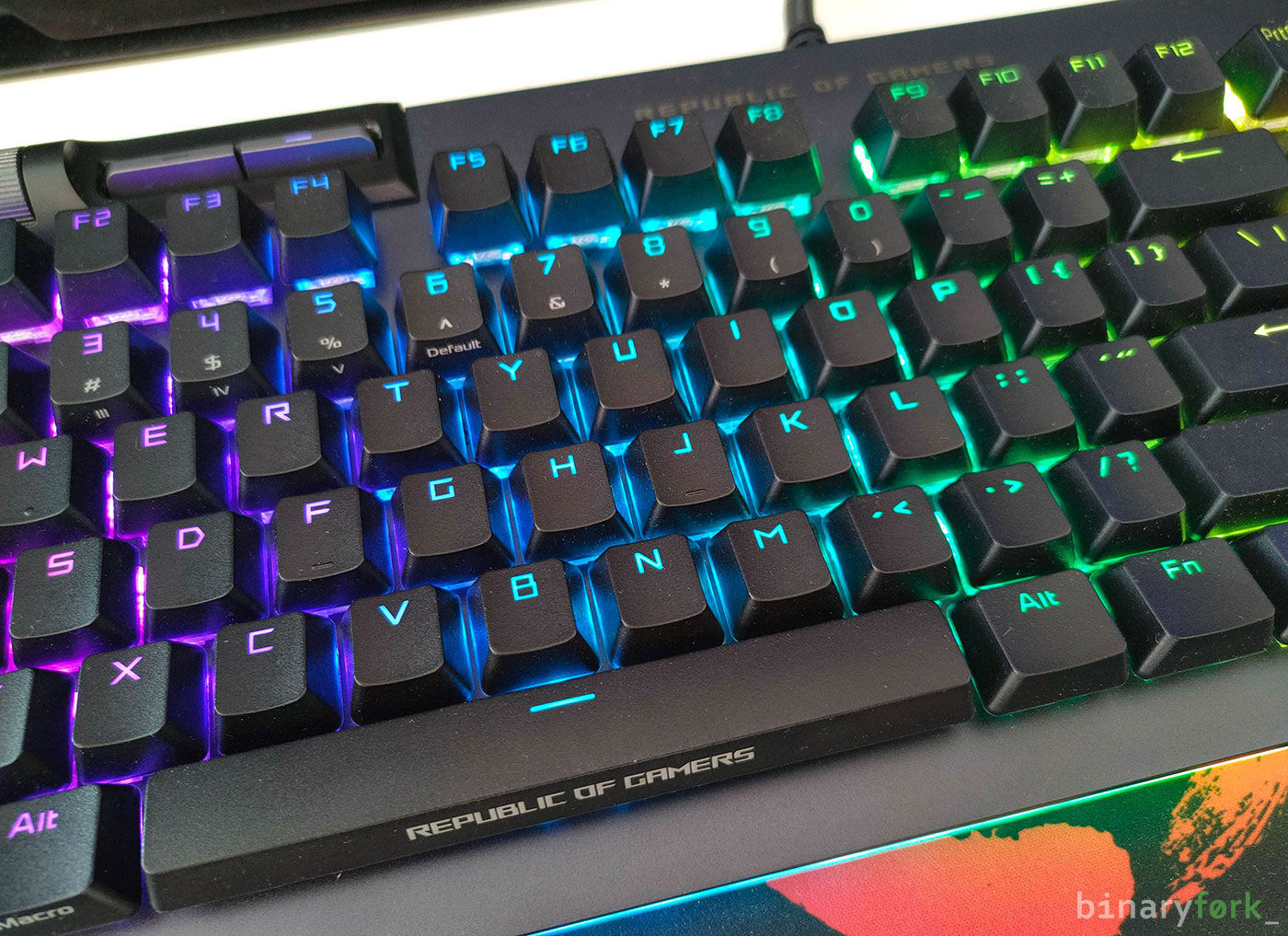 ASUS ROG Strix Flare II Animate RGB effects