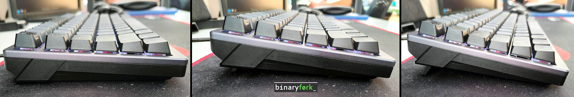 asus rog azoth keyboard height