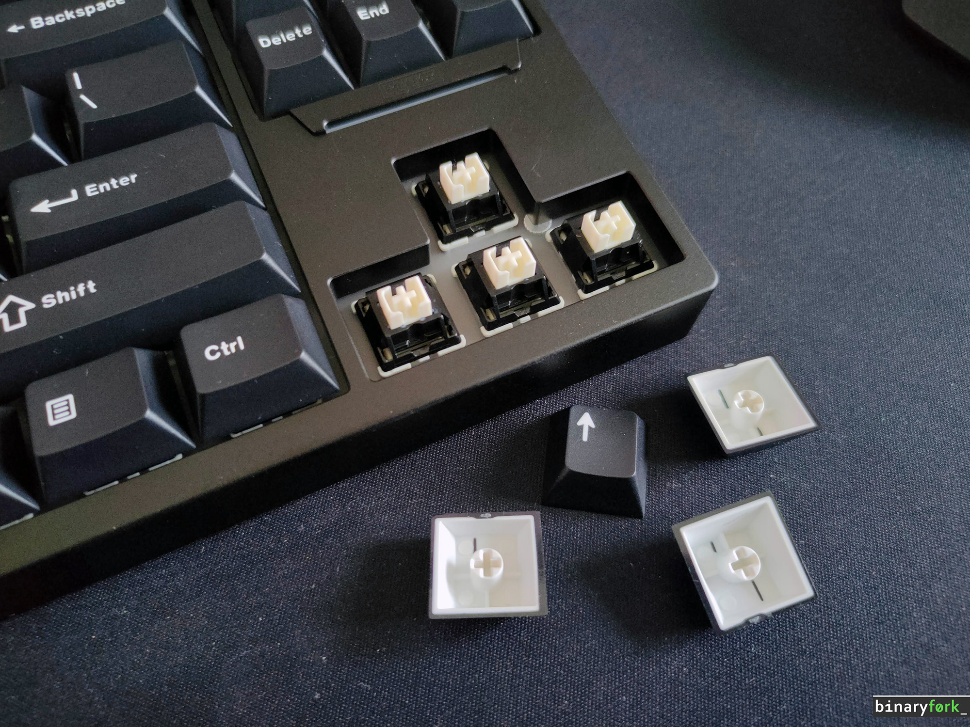 epomaker p87 zebra linear switches
