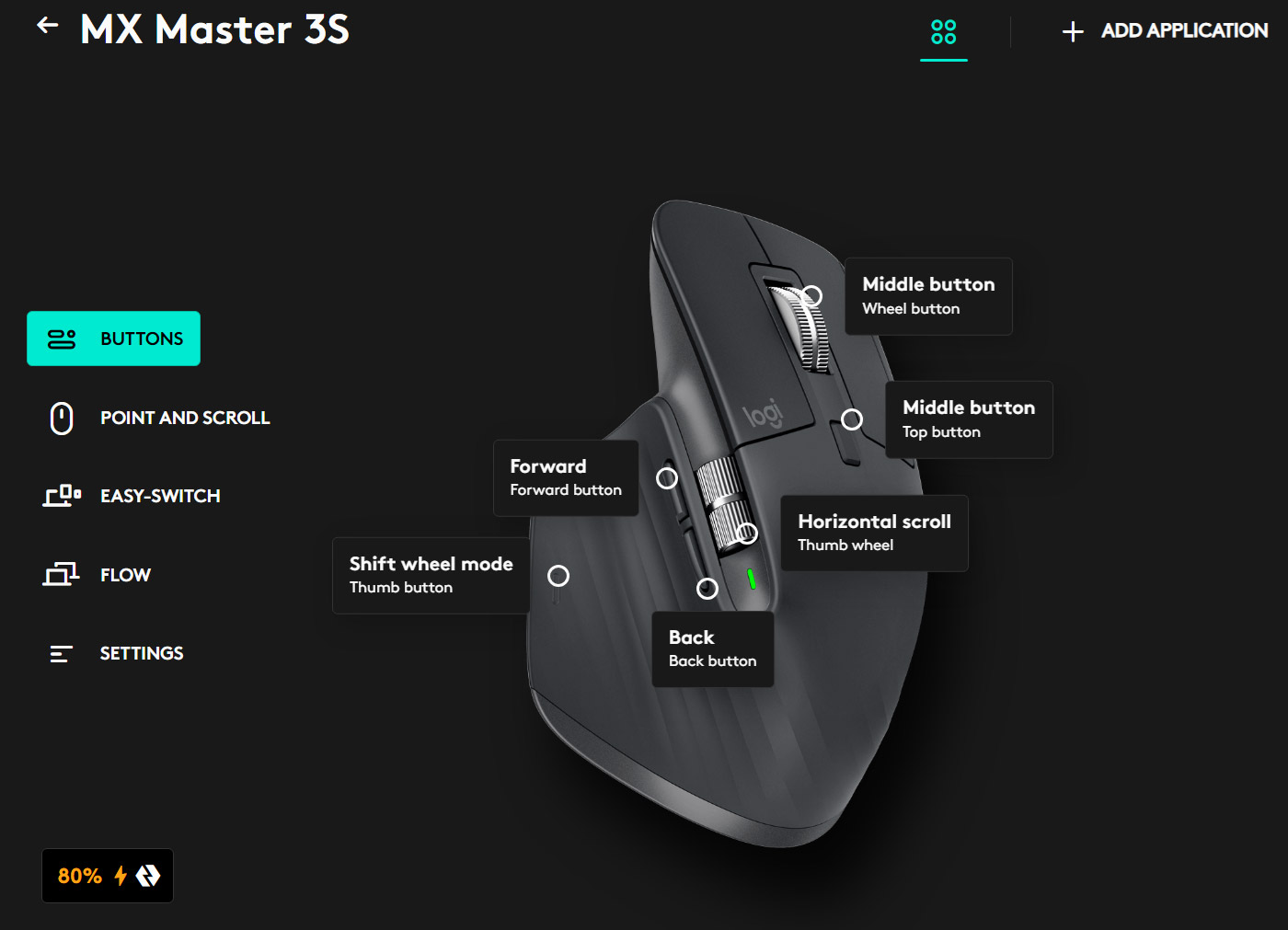 logitech mx master 3s logi options+ software