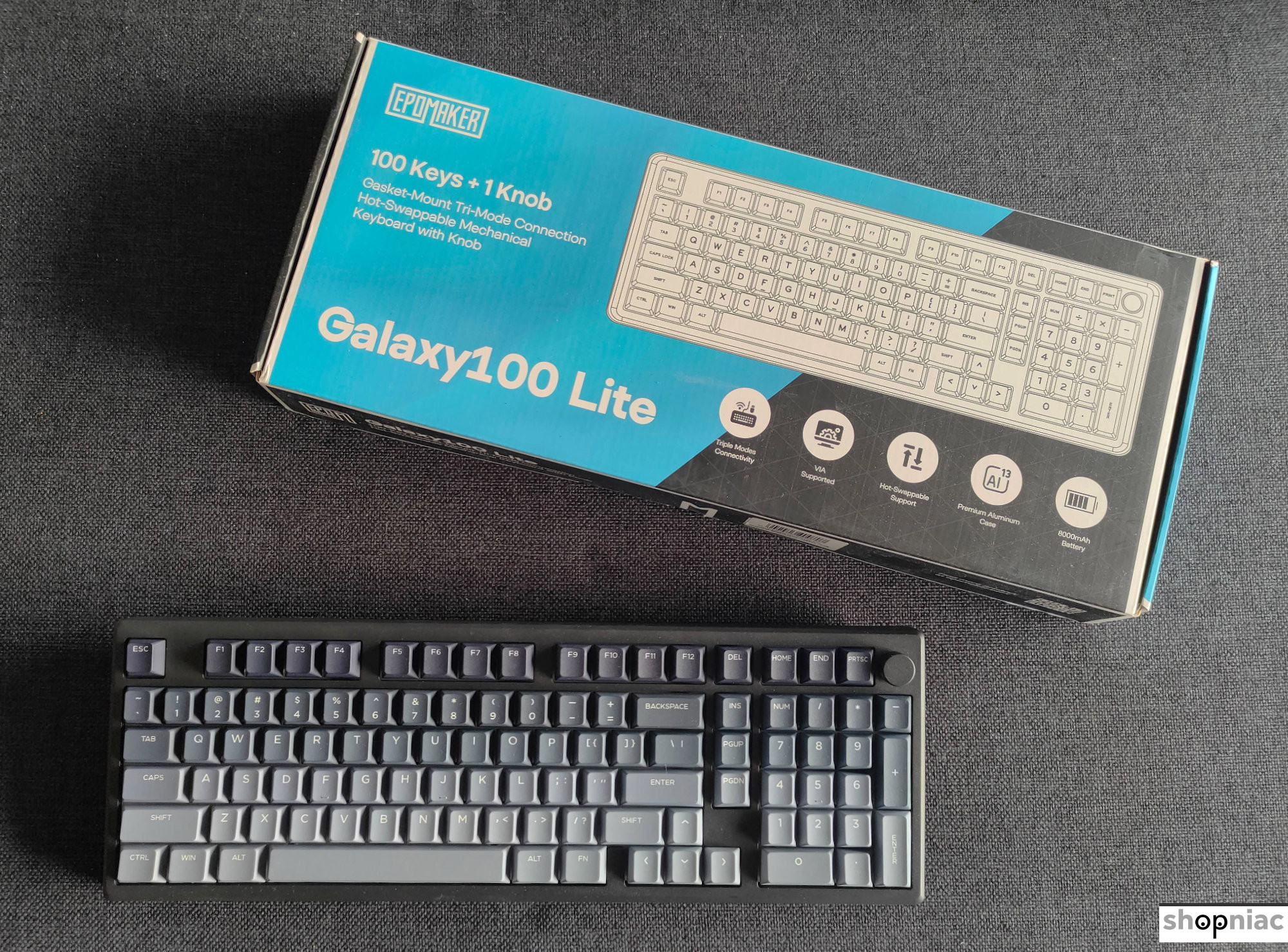 epomaker galaxy 100 lite with box